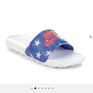NWT NIKE VICTORI ONE PRINT SPORT SLIDES WOMENS SIZE 8